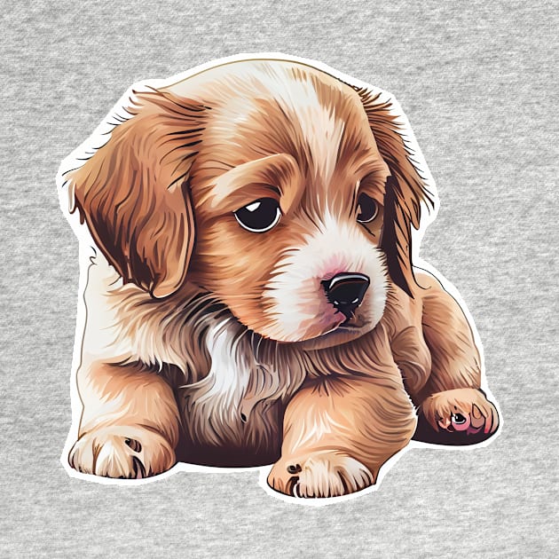 dog puppy cute sticker by JigglePeek